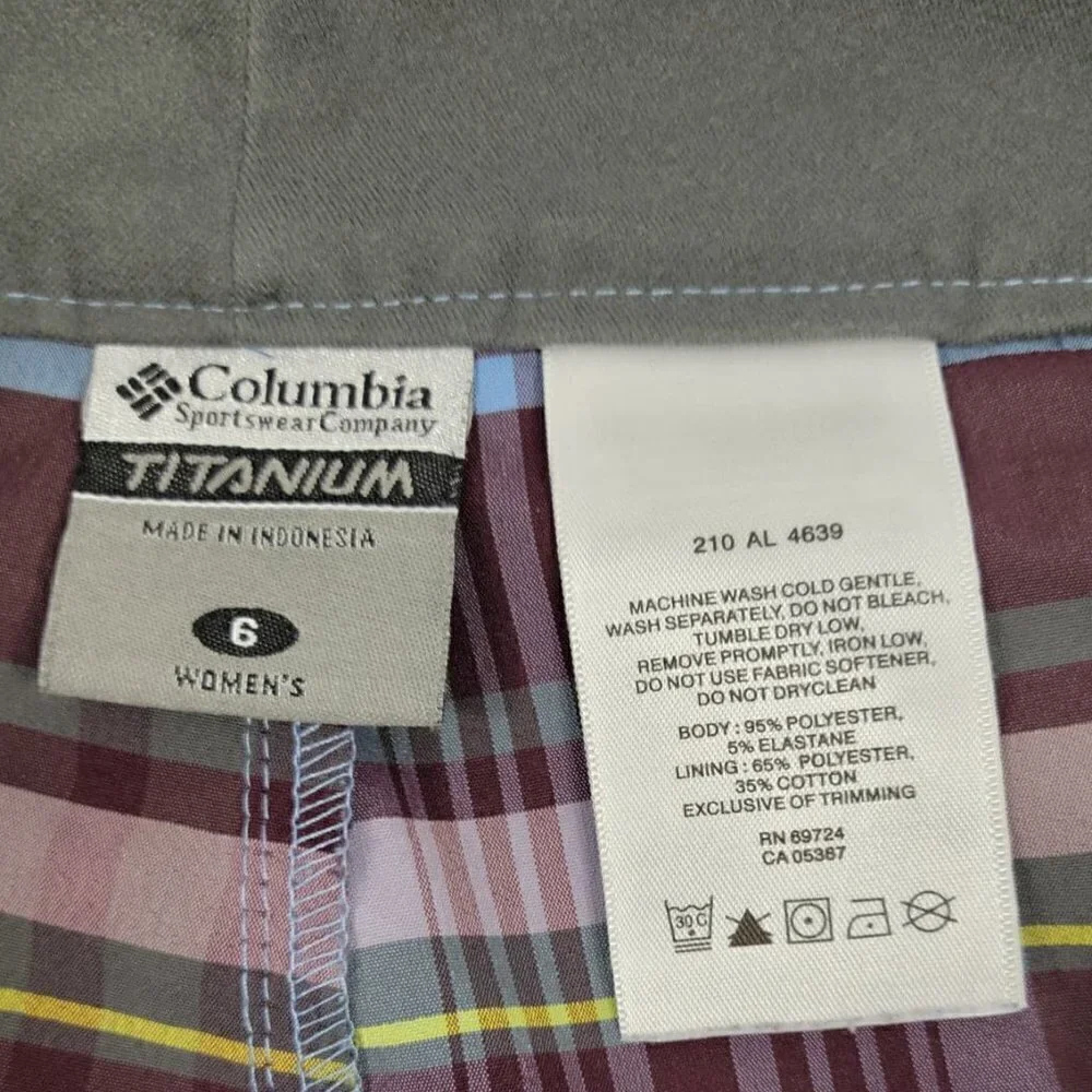 Columbia Titanium Skirt (Shorts) #88  Size 6